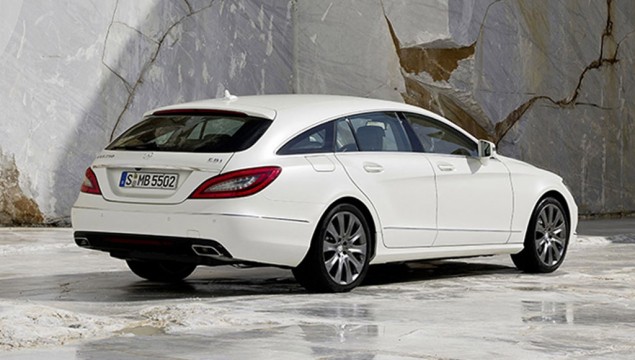 A long, low profile gives the new Mercedes Benz CLS Shooting Brake a sporty elegance to match the glorious interior.