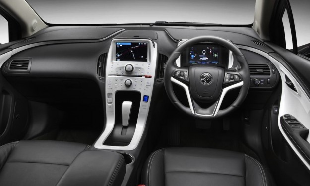 Compact and comfortable, the quiet Holden Volt interior is a pleasure. In keeping with the car's clever electric technology, the car has plenty of modern appeal.