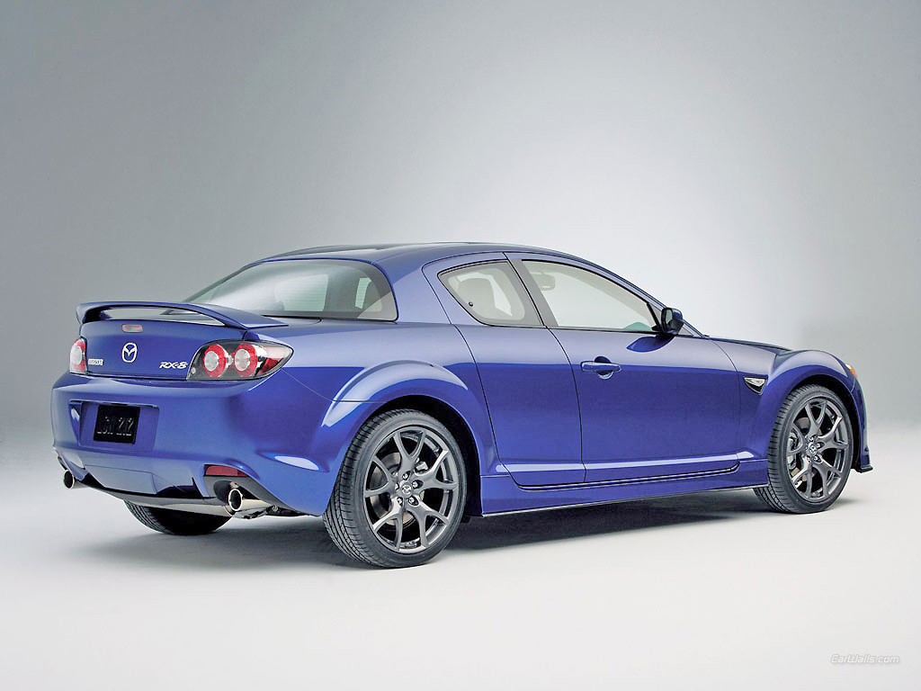 A right little racer, the Mazda RX-8 is a load of fun to drive.