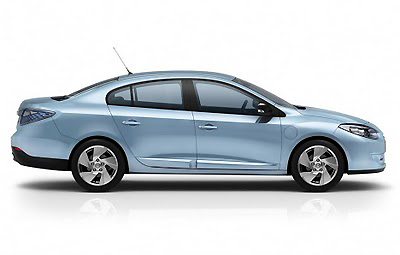 Renault's new Fluence has four doors and a coupe-like profile. It's sure to drive very nicely.