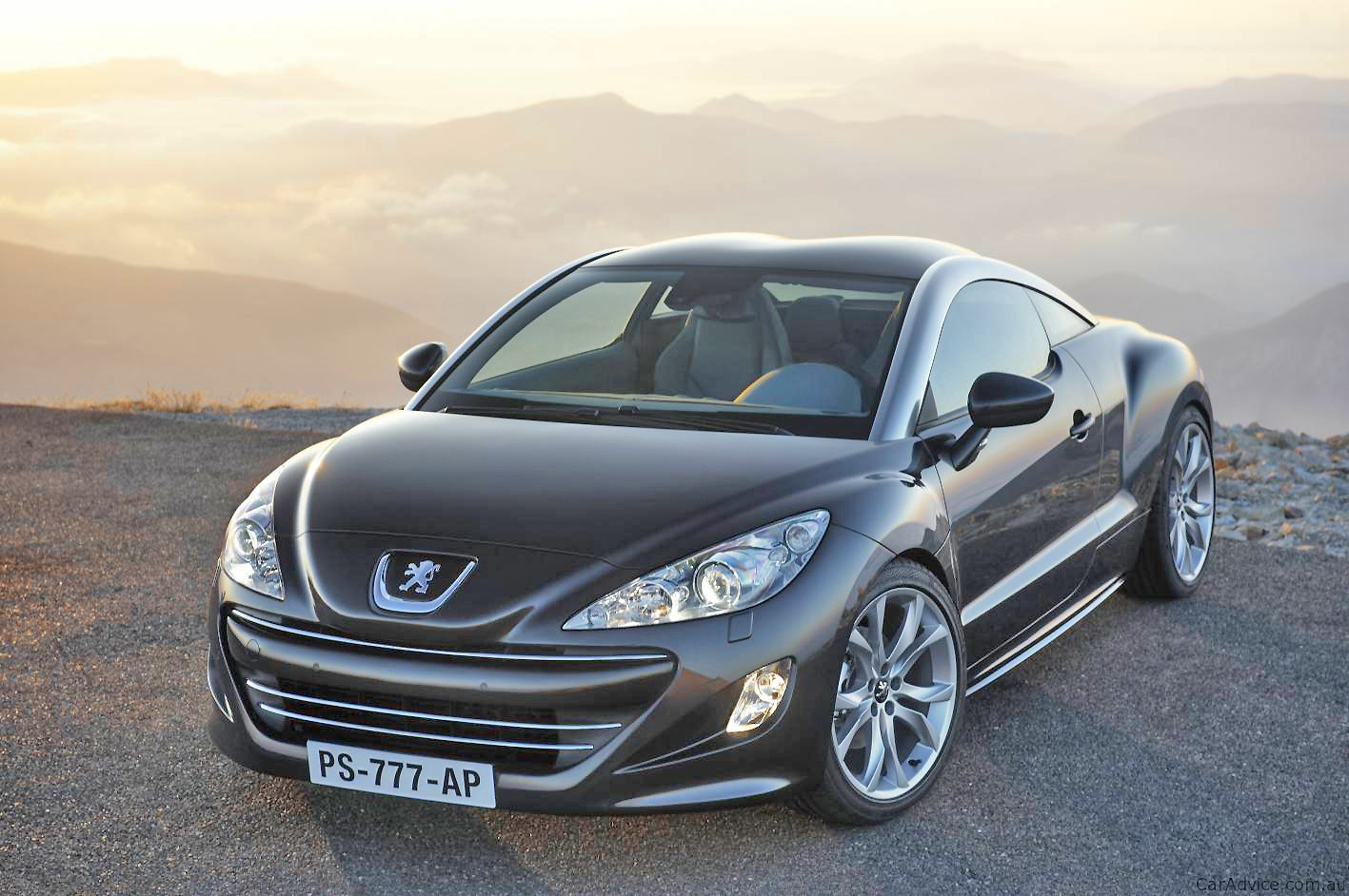 The distinctive double-bubble roof of the Peugeot RCZ is one of the features that won it the title of Most Beautiful Car of 2009.