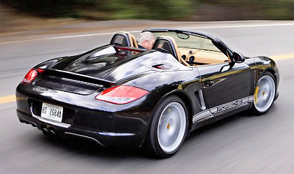 Driving the new Porsche Boxster Spyder is close to low level flying.