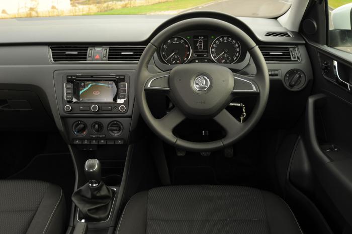 The Skoda Rapid has interior design that cleverly blends classy looks with practicality and comfort.