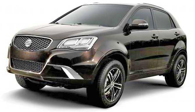 The Ssangyong Korando looks as punchy and aggressive as a bull terrier.